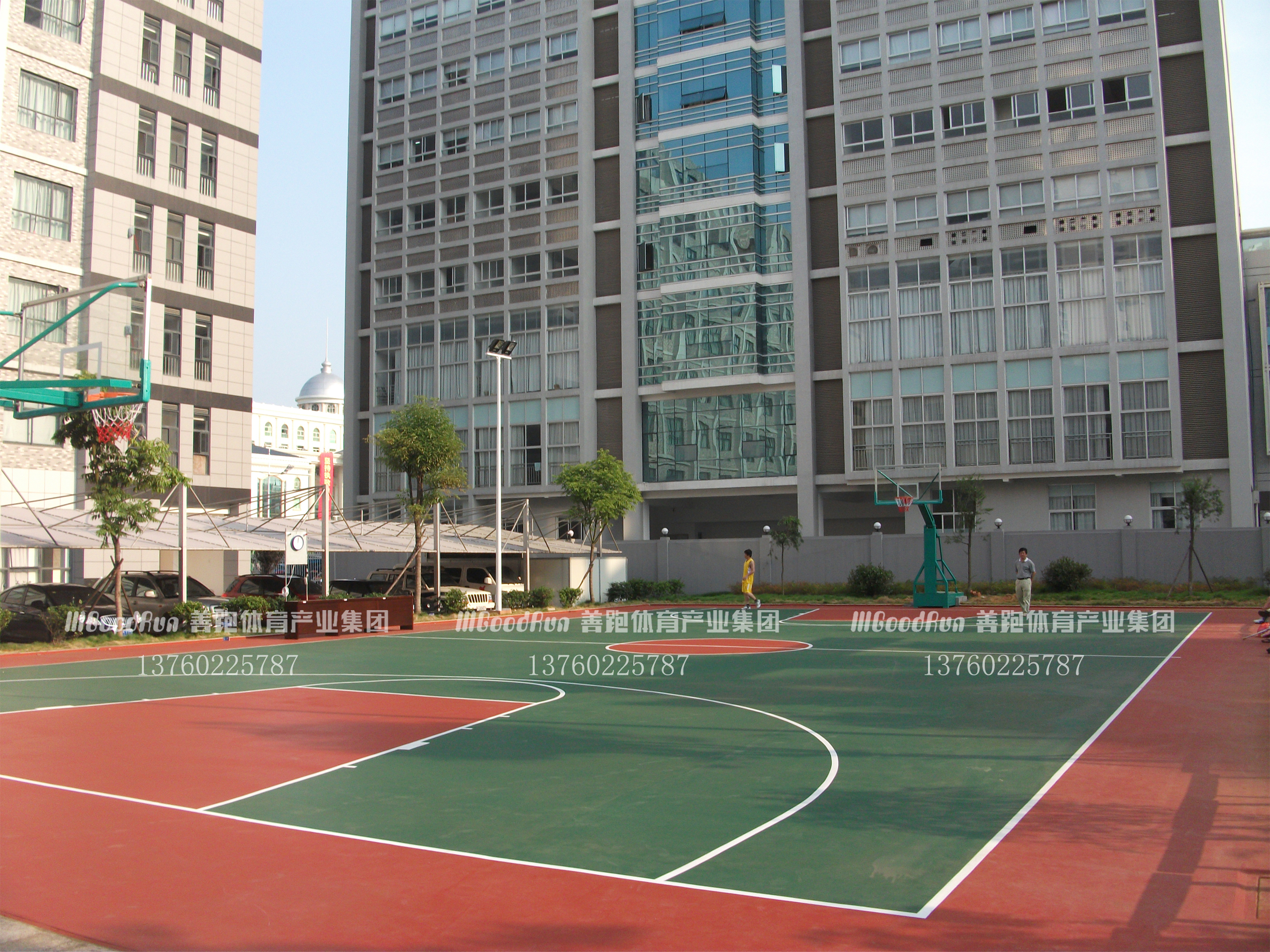 专业塑胶篮球场比赛场地规格及特性