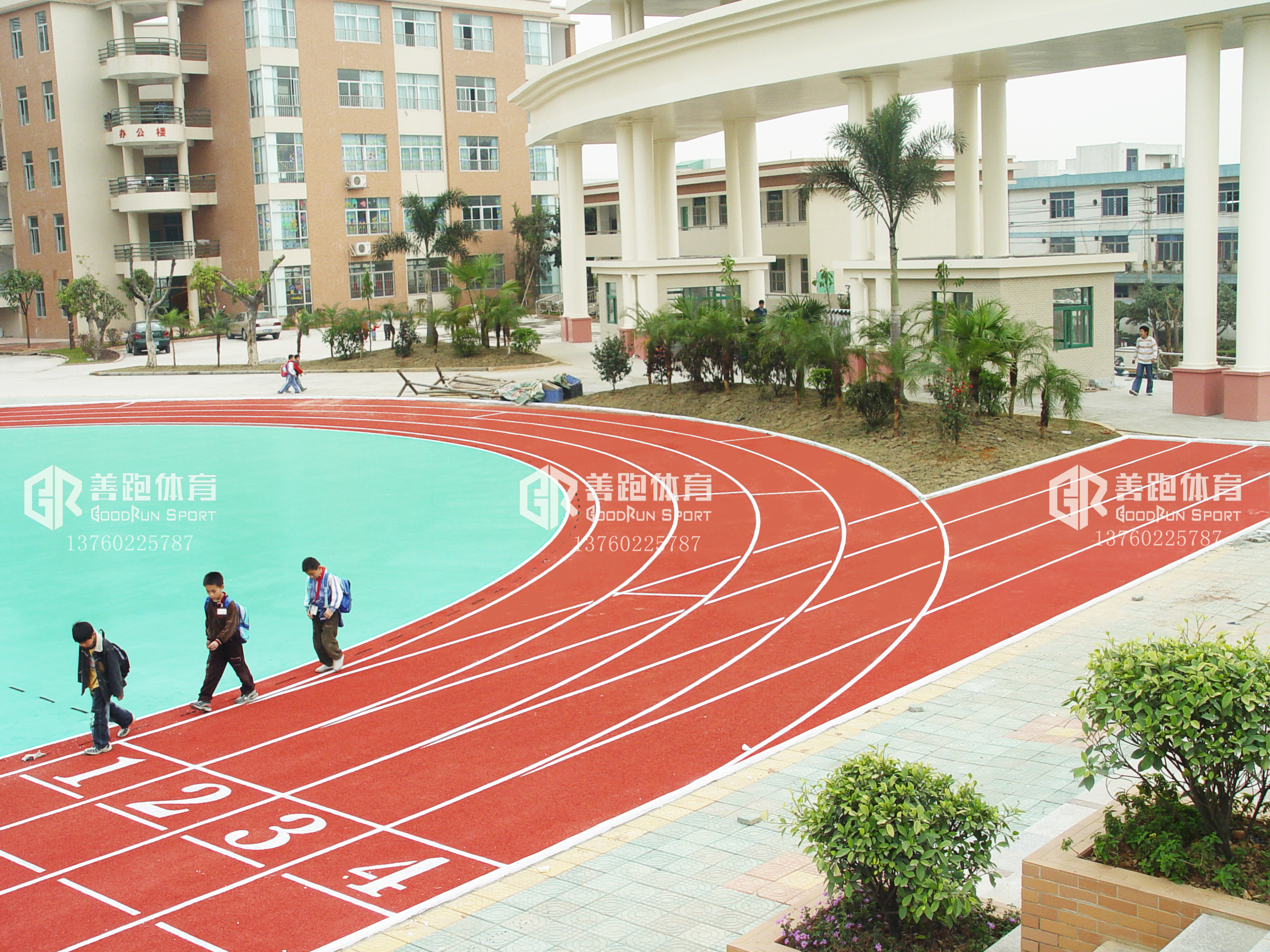 深圳塑胶跑道建设公司，学校跑道怎么建设？