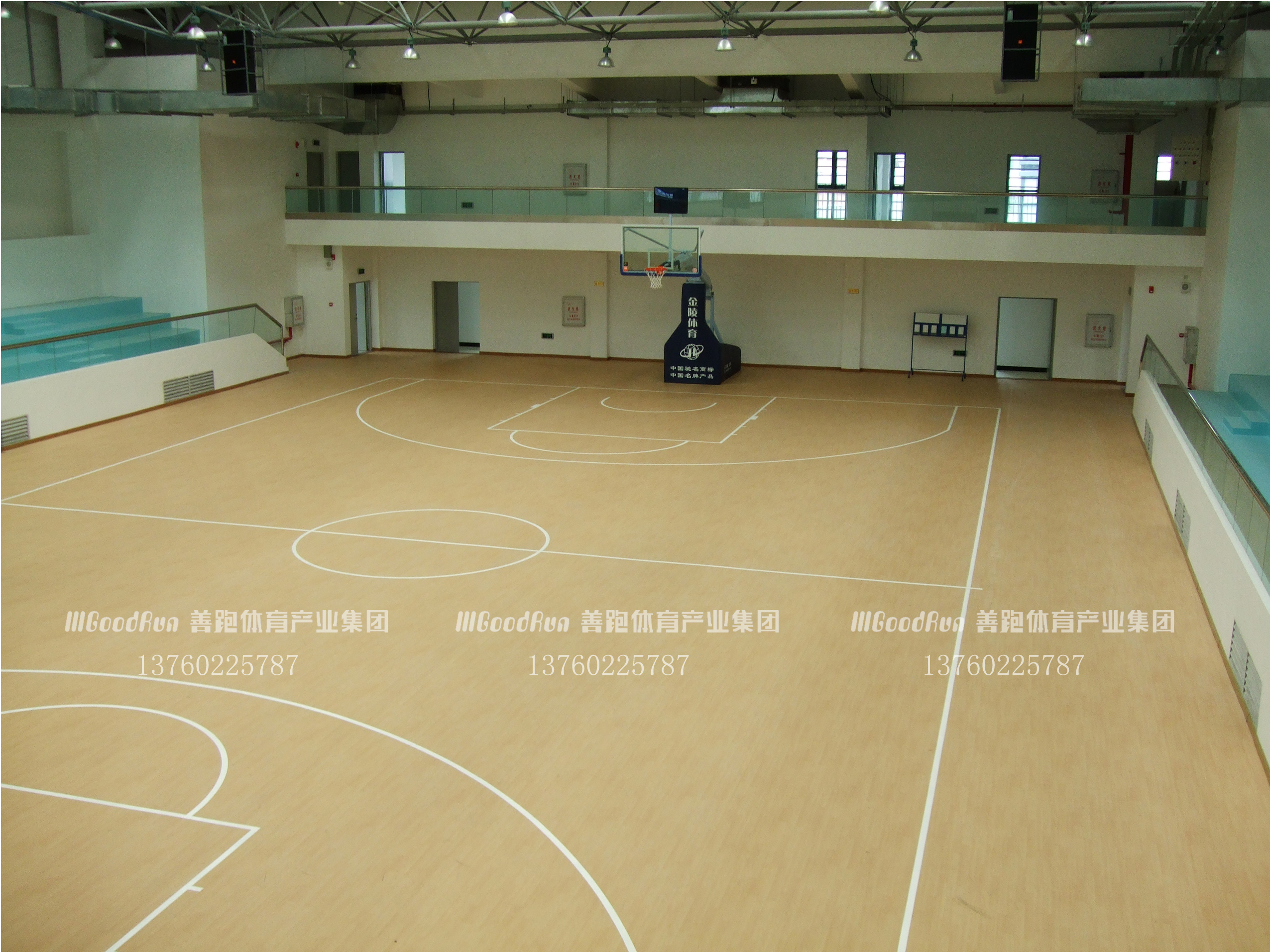 最新:篮球馆专用运动木地板价格