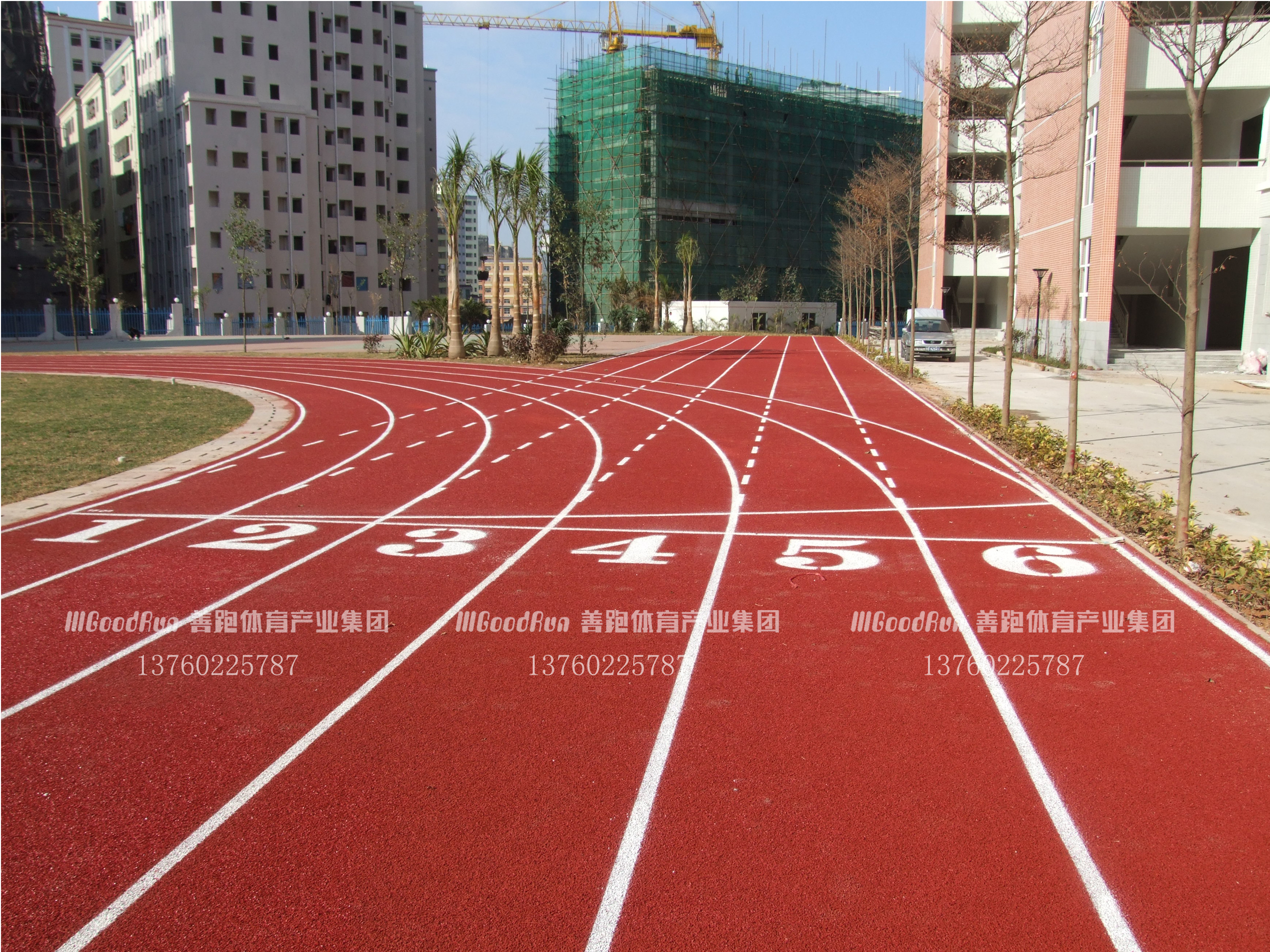 深圳学校塑胶跑道施工工序和铺装基层要求